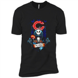 Chicago Bears Halloween The Nightmare Before Christmas - Premium Short Sleeve T-Shirt