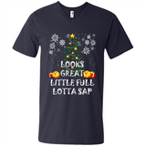 Looks Great Little Full Lotta Sap Funny Christmas Tree Mug PINGPONG - Men's V-Neck