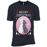 Sailor Moon Yin Yang Cat Love Ugly Christmas Sweater - Premium Short Sleeve T-Shirt