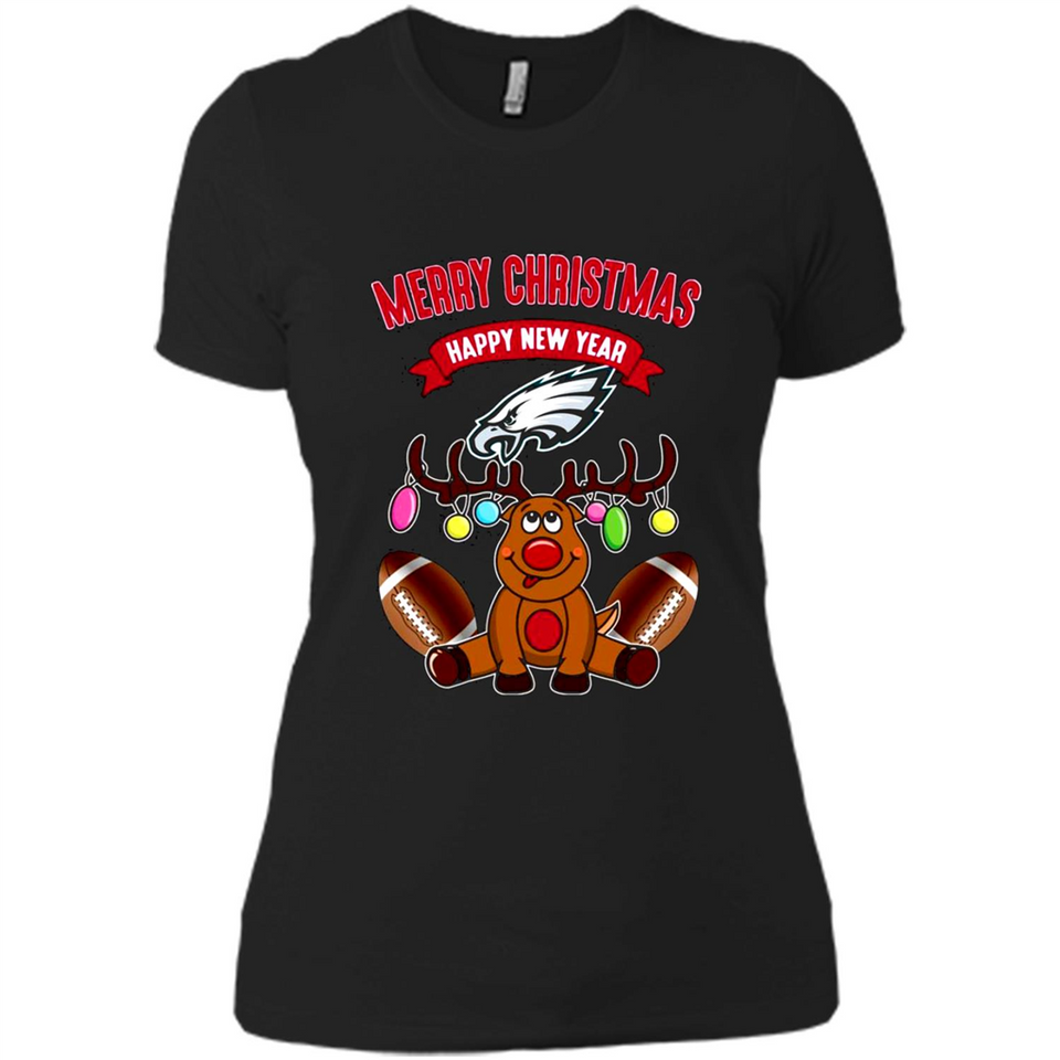 Philadelphia Eagles NFL Reindeer Funny Merry Christmas And Happy New Year