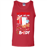Working On My Santa Body Funny Christmas Gift Sleeve Xmas - Tank Top