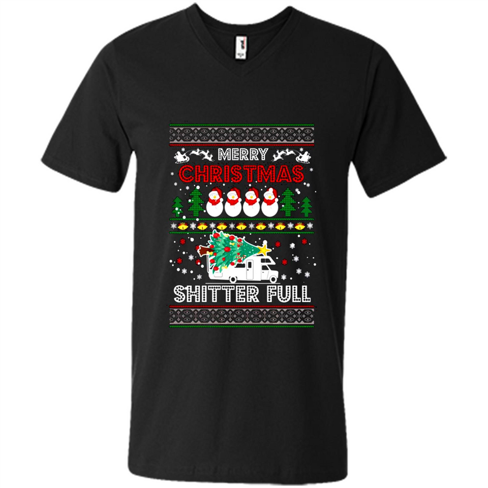 Merry Christmas Shitter Full Christmas Tree Snowman PING PONG