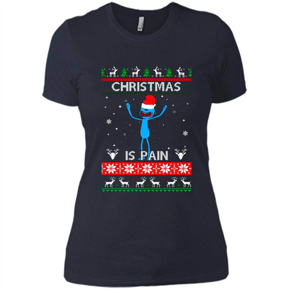 Mr Meeseeks Christmas Is Pain – Rick and Morty Christmas Sweater PINGPONG