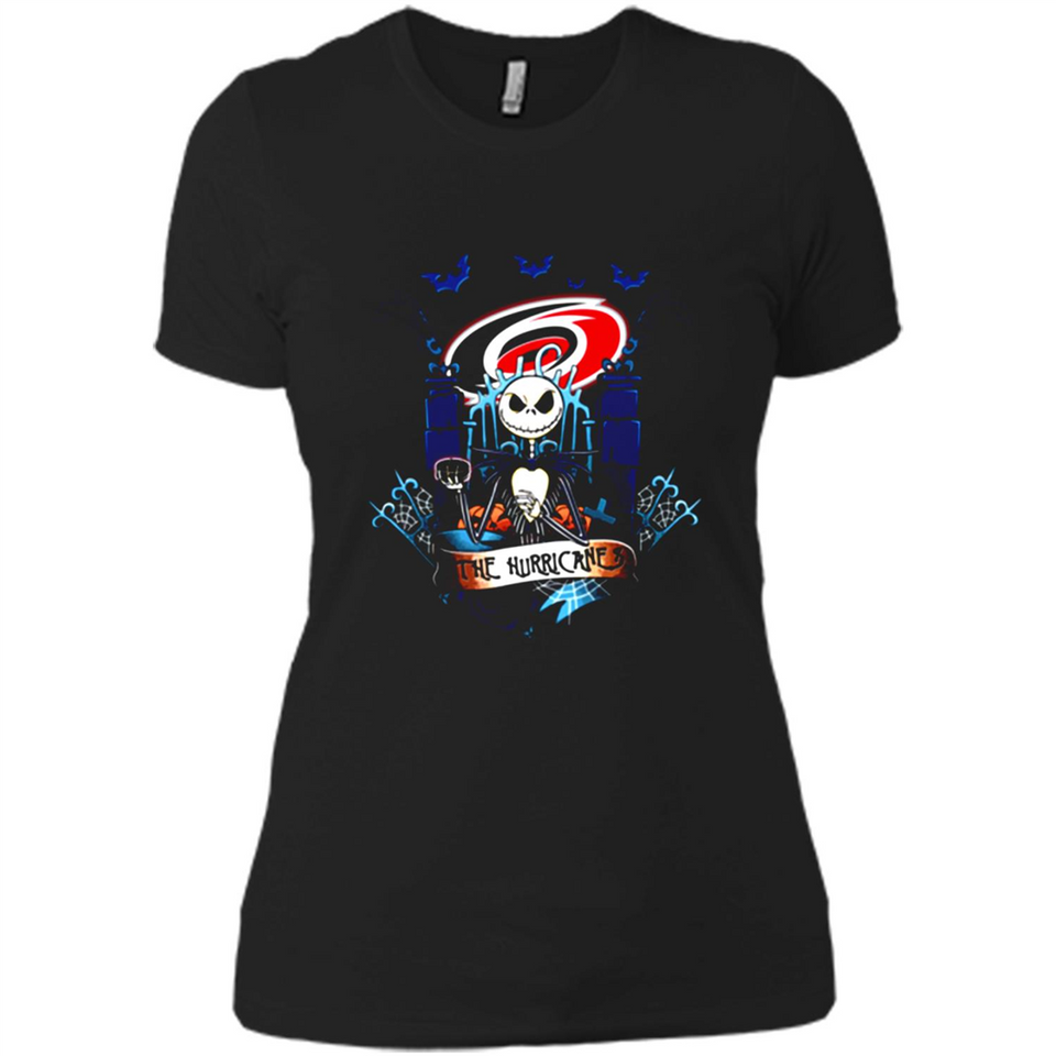 Carolina Hurricanes Halloween The Nightmare Before Christmas - Ladies' Boyfriend T-Shirt