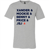 Baseball Favorite Players - Canvas Unisex T-Shirt
