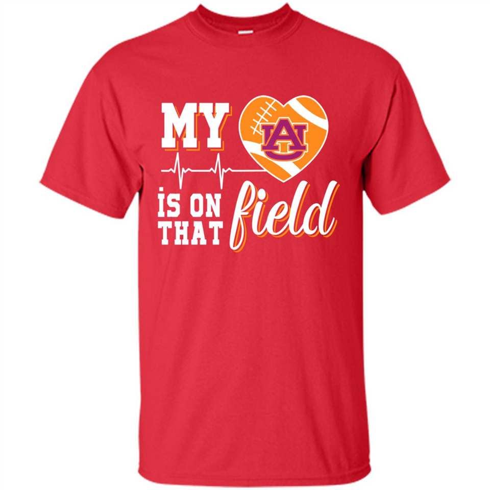 Auburn Tigers Football My Heart is on that Field - Shirt