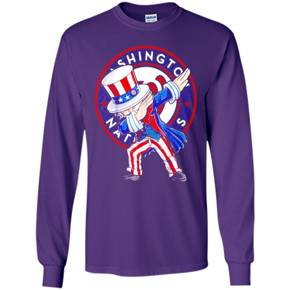 MLB WASHINGTON NATIONALS UNCLE SAM DABBING INDEPENDENCE DAY