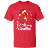 Mooey Christmas Cow Santa Christmas Lover Lights Sweatshirt - Shirt