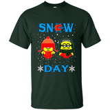 Snow Day Shirt For Calgary Flames Vs Minion Fans pingpong