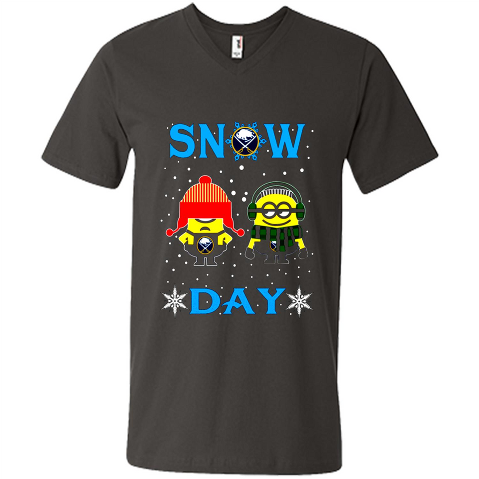 Snow Day Shirt For Buffalo Sabres Vs Minion Fans pingpong