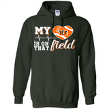 Cincinnati Bengals Football My Heart is on that Field - Hoodie