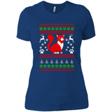 Christmas Ugly Sweater CUTE CATS UGLY CHRISTMAS SWEATERS - Ladies' Boyfriend T-Shirt