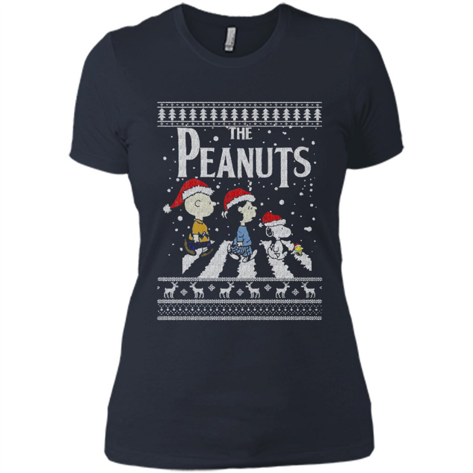 Snoopy Peanuts Ugly Christmas - Ladies' Boyfriend T-Shirt