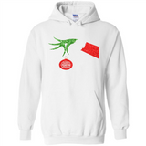 Funny Grinch Hand holding Firefighter ornament Christmas Sporty T-Shirt - Hoodie