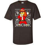Dabbing Poodle Santa Christmas Holiday Sweatshirt - Shirt