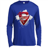 Detroit Red Wings And Superman Fans - Canvas Long Sleeve T-Shirt