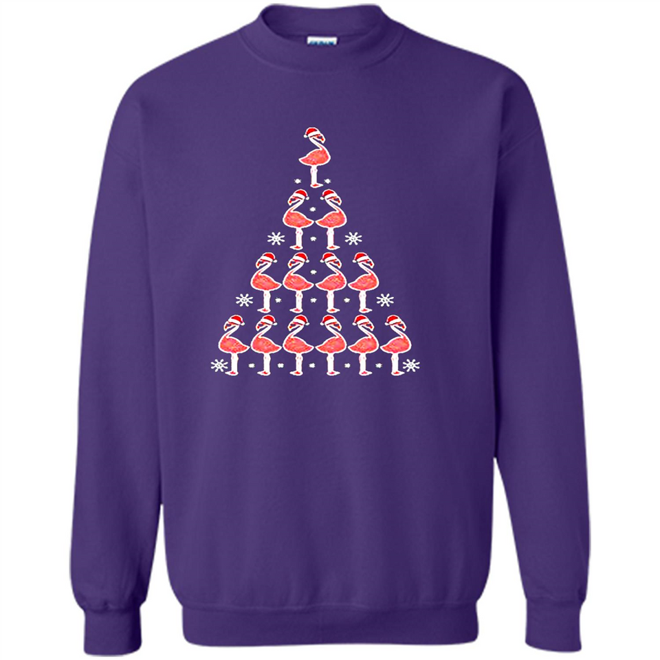 Flamingo Christmas Tree Flamingo - Sweatshirt