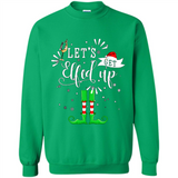 Let's Get Elfed Up Funny Drinking Wine Christmas Elf PINGPONG