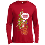 Christmas Tree Cat Long Sleeve Christmas Shirt for Cat Lover - Canvas Long Sleeve T-Shirt