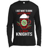 I Just Want To Drink Hot Chocolate & Watch UCF Knights Ugly Christmas Sweater PINGPONG