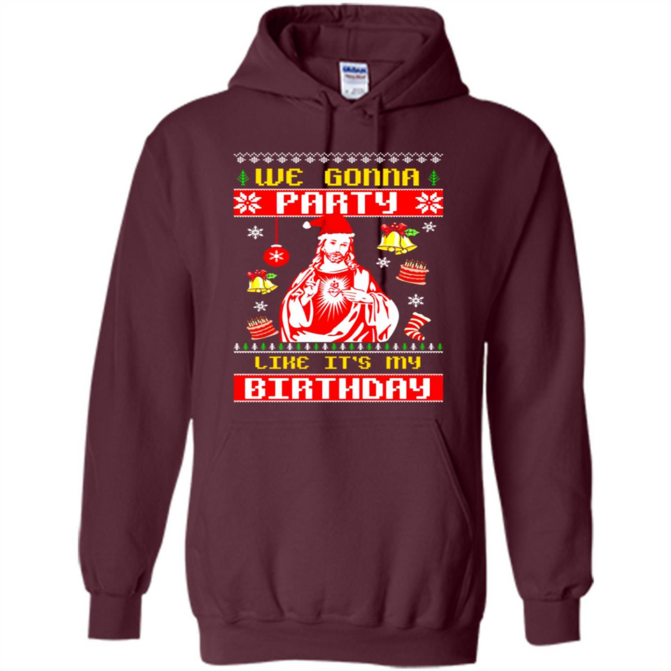 We Gonna Party Like It's My Birthday Jesus Christmas PINGPONG