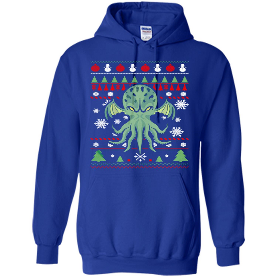 Octopus Ugly Sweater Christmas - Hoodie