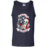 Christmas Shirt, Santa Nice Or Naughty Xmas - Tank Top