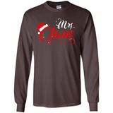 Mrs. Claus Santa Claus Merry Xmas T-Shirt - Long Sleeve T-Shirt