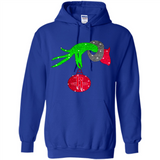 GRINCH HAND HOLDING HOUSTON ROCKETS GLITTER CHRISTMAS PINGPONG