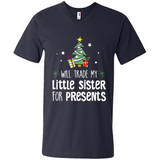Will Trade My Little Sister For Presents Christmas - Men's V-Neck