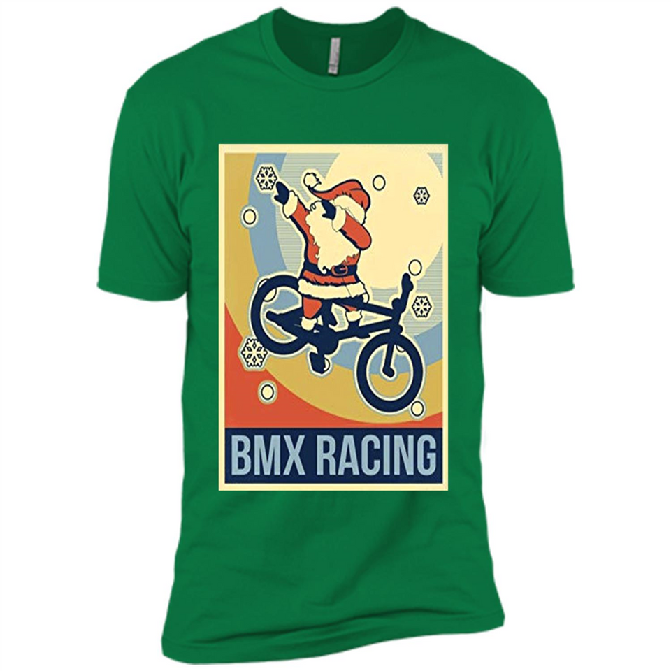 bmx racing dabbing Santa Christmas