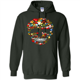 Skull Christmas Decorations Merry Xmas T-Shirt - Hoodie