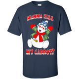 Snowman Wanna Kiss My Carrot Christmas - Shirt