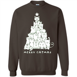 Merry Catmas - Merry Christmas Cat Lover Mug PINGPONG - Sweatshirt