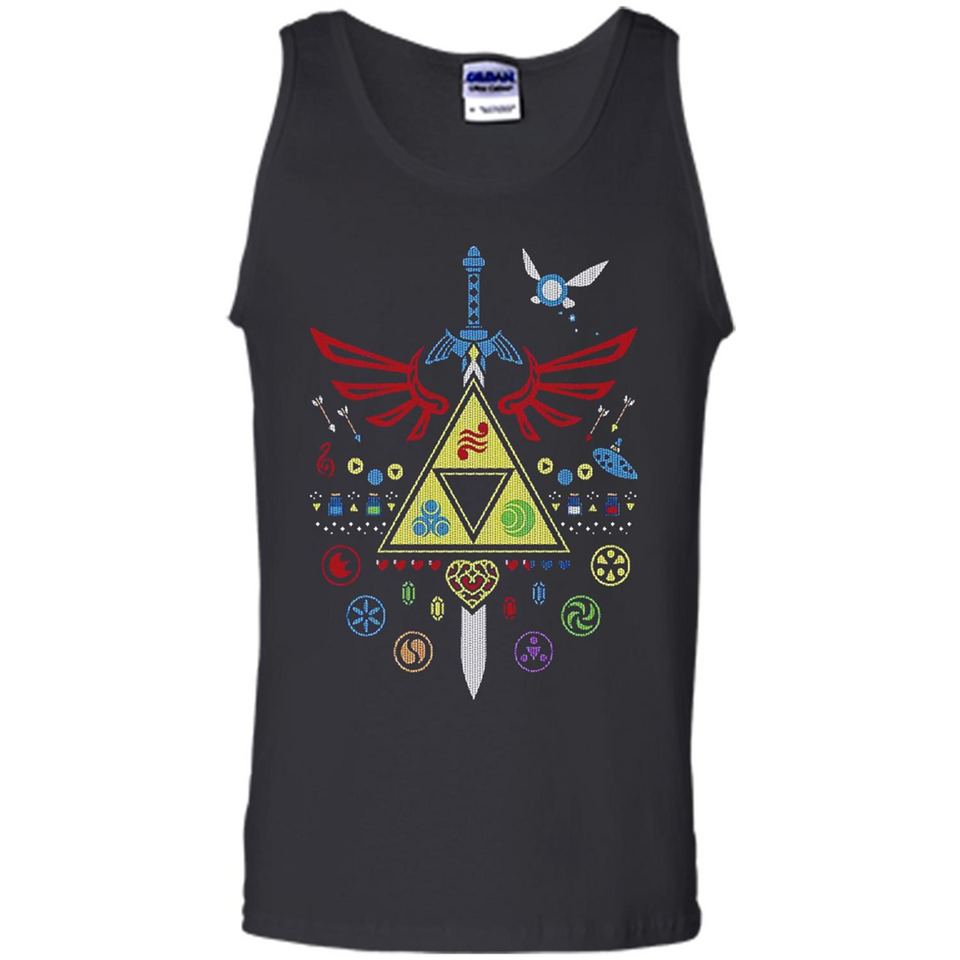 Song of Christmas Time the Legend of Zelda Ugly Sweater Perfect Christmas - Tank Top