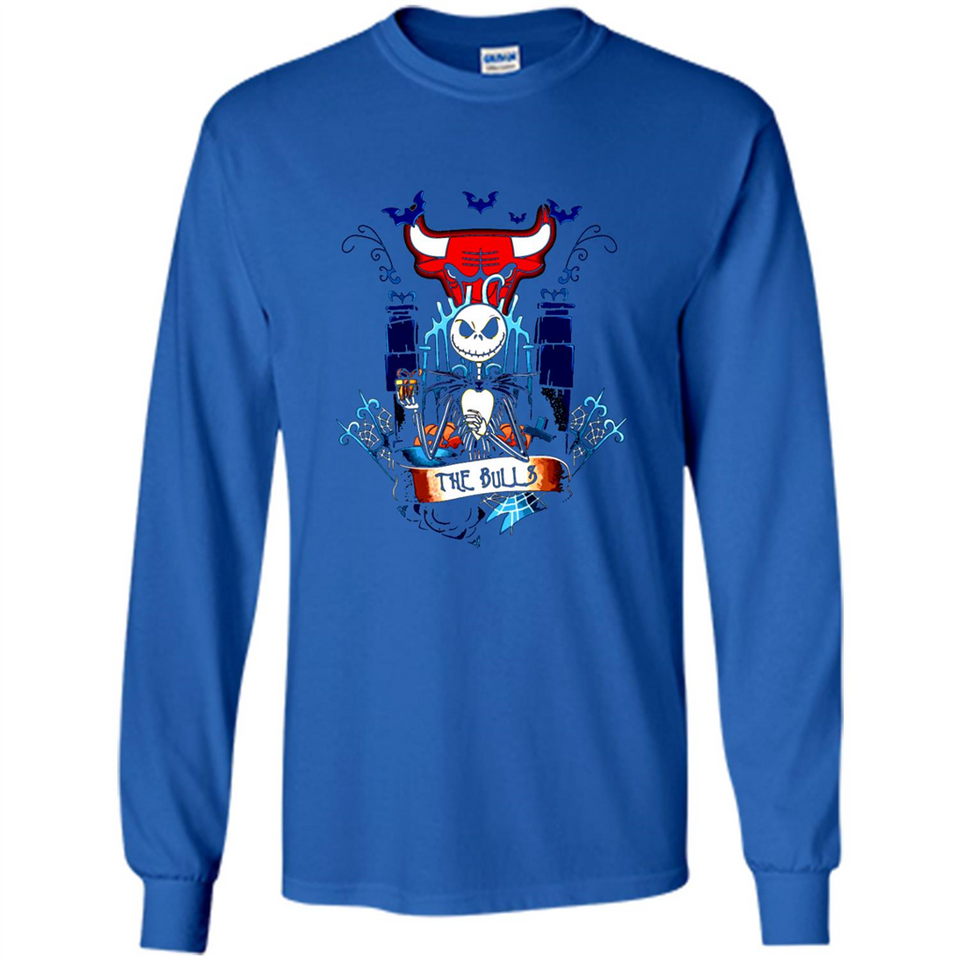 Chicago Bulls Halloween The Nightmare Before Christmas - Long Sleeve T-Shirt