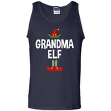 Grandma Elf Shirt -Family Matching Christmas Pajamas - Tank Top