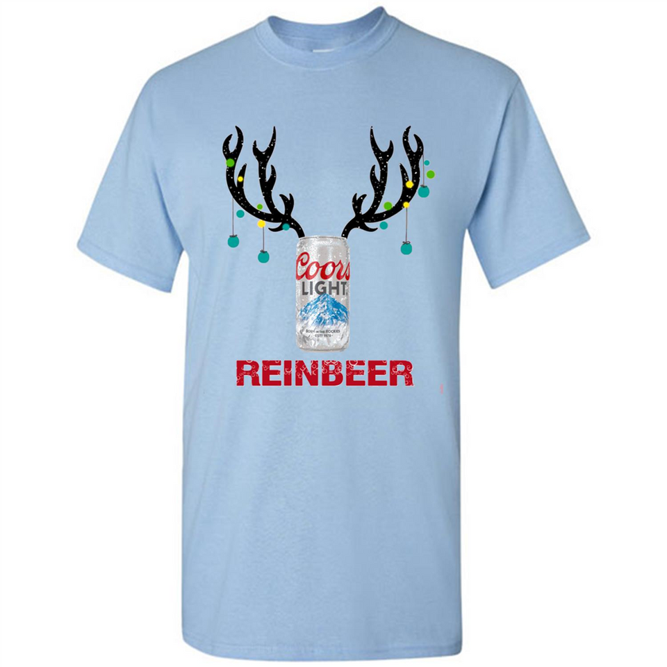 Coors Light Reinbeer Funny Beer Reindeer Christmas Sweatshirt - Shirt