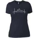 Heartbeat Christmas Tree T-shirt Funny Xmas Costume