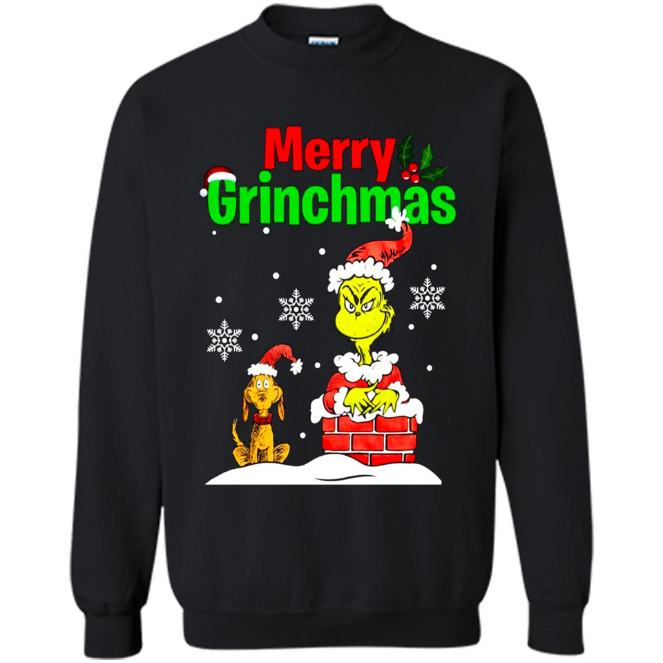 Merry Grinchmas Not Merry Christmas sweater PINGPONG