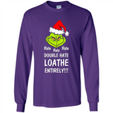 Mr Grinch hate hate hate double hate loathe entirely sweater PINGPONG