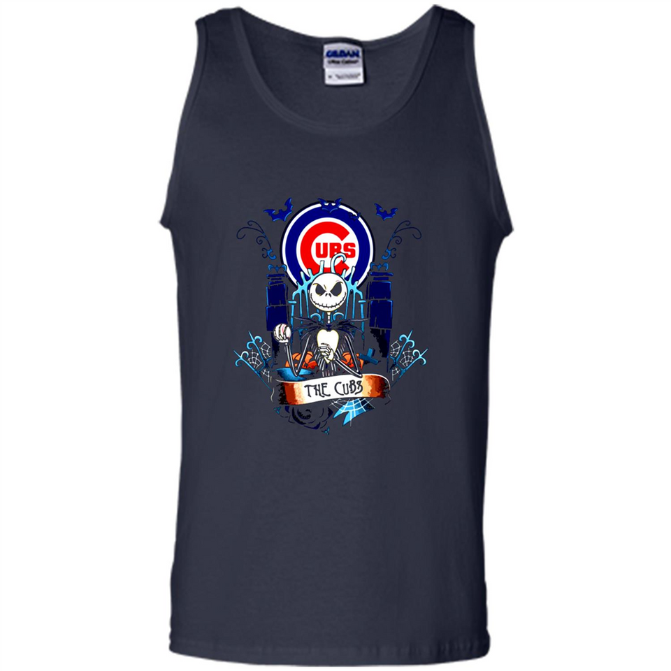 Chicago Cubs Halloween The Nightmare Before Christmas - Tank Top