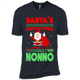 Santa's Promoting Me To Nonno - Premium Short Sleeve T-Shirt