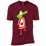 Funny Dabbing Mrs. Santa Claus Christmas Dab - Premium Short Sleeve T-Shirt