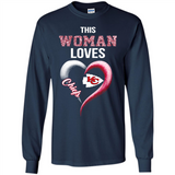 This Woman love Chiefs NFL football team - Long Sleeve T-Shirt