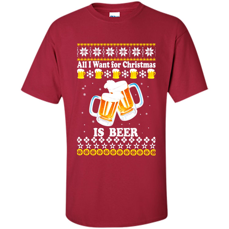 All I want for Christmas is Beer Sweater PINGPONG
