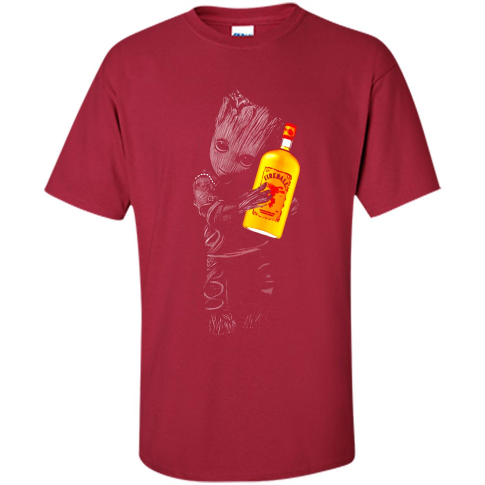 Groot hug Fireball Cinnamon Whisky PING PONG
