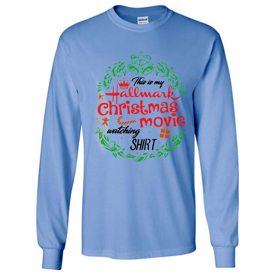 This is My Hallmark-Christmas Movies Watching Sporty T-Shirt - Long Sleeve T-Shirt