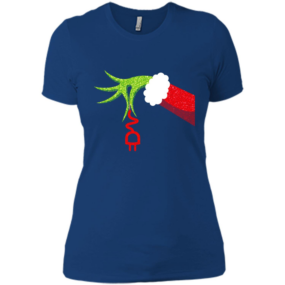 Funny Grinch Hand Holding Electrician Ornament Christmas PING PONG