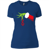 Funny Grinch Hand Holding Electrician Ornament Christmas PING PONG